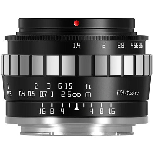 TTArtisan 23mm f/1.4 Lens for Leica L (Black & Silver)