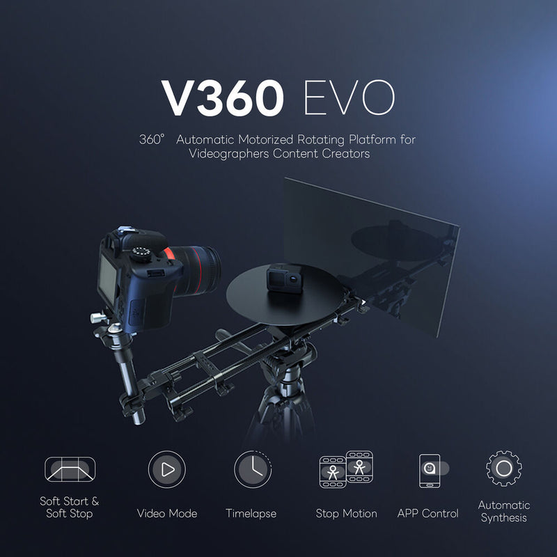 DigitalFoto Solution Limited Electric 360-Degree Automatic Motorized Rotating Platform for Videographers Content Creators