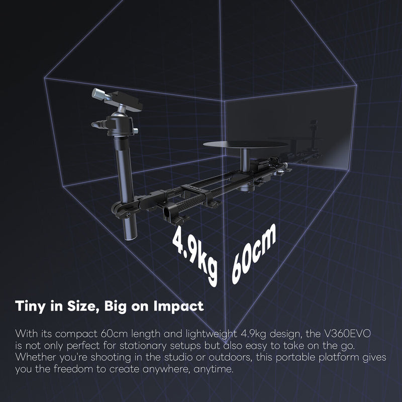 DigitalFoto Solution Limited Electric 360-Degree Automatic Motorized Rotating Platform for Videographers Content Creators