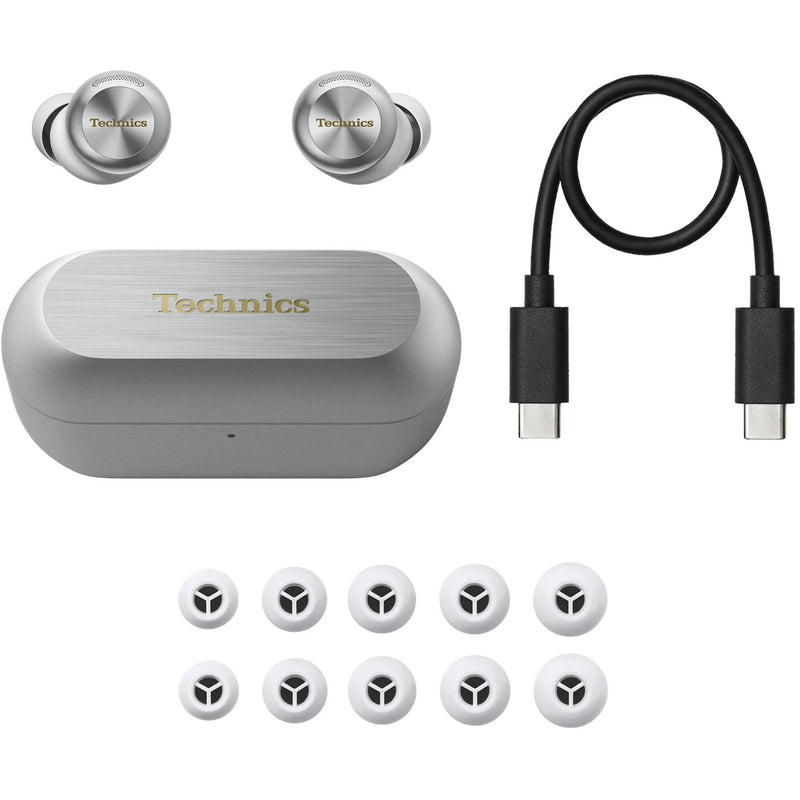 Technics EAH-AZ100 Reference-Class True Wireless Earbuds (Silver)