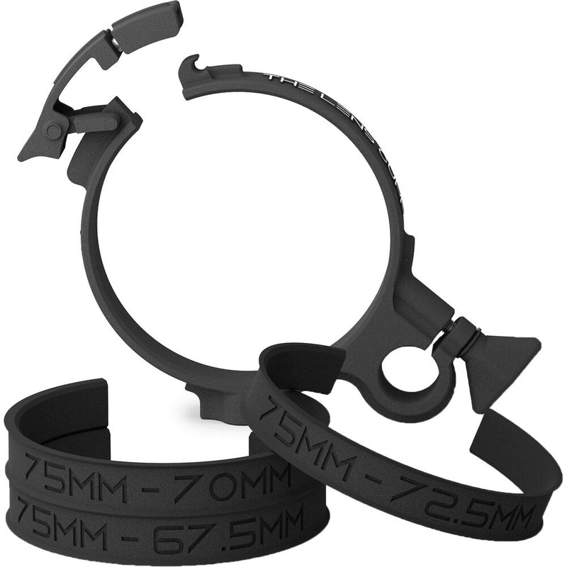 Lens Cuff 75mm Lens Cuff LITE with 72.5, 70, and 67.5mm Lens Barrel Inserts