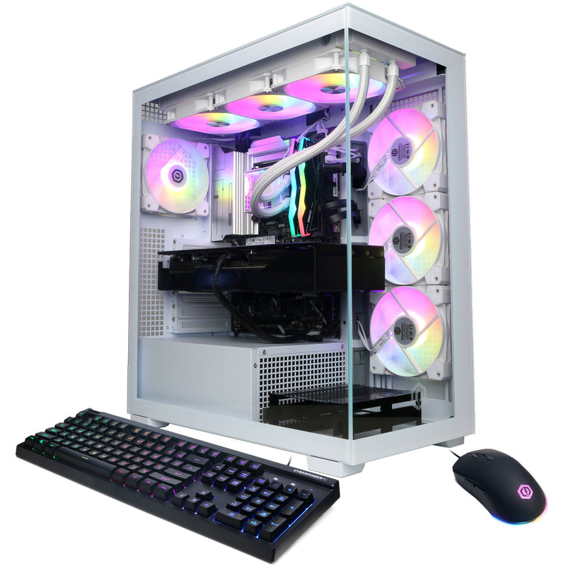 CyberPowerPC Gamer Supreme Liquid Cool Desktop Computer (White)