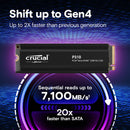 Crucial 1TB P310 NVMe PCIe 4.0 M.2 Internal SSD with Heatsink