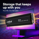 Crucial 1TB P310 NVMe PCIe 4.0 M.2 Internal SSD with Heatsink