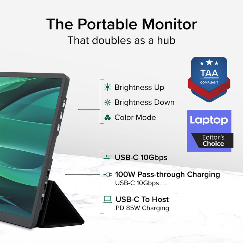 Plugable 15.6" USB-C Portable Monitor
