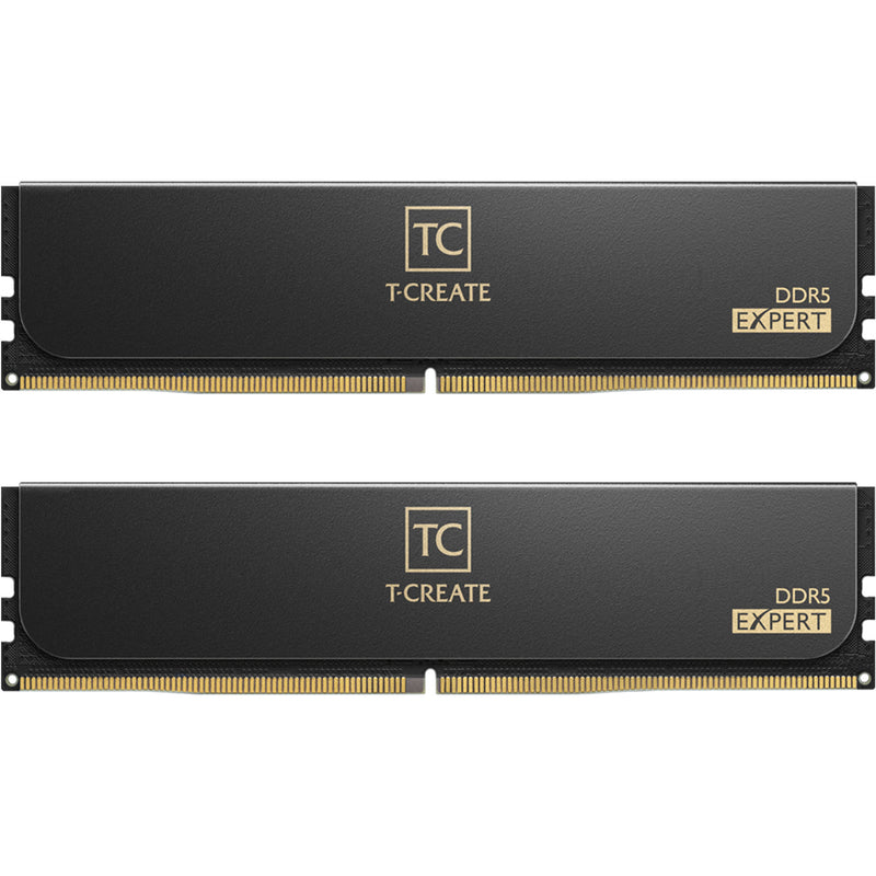 Team Group 96GB T-Create Expert DDR5 6400 MHz UDIMM Memory Kit (2 x 48GB, Black)