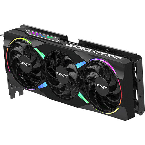 PNY NVIDIA GeForce RTX 5070 ARGB EPIC-X RGB OC Triple Fan Graphics Card