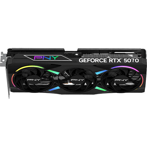 PNY NVIDIA GeForce RTX 5070 ARGB EPIC-X RGB OC Triple Fan Graphics Card