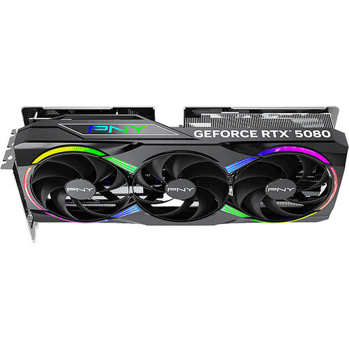 PNY NVIDIA GeForce RTX 5080 ARGB EPIC-X RGB OC Graphics Card