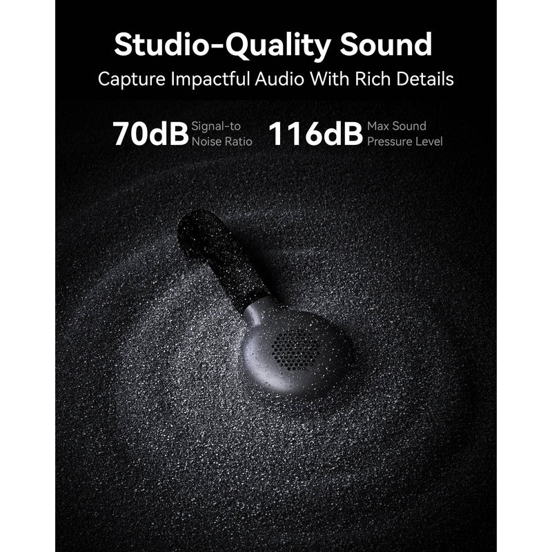 Hollyland LARK M2S DUO 2-Person Wireless Microphone System with USB-C Connector for Mobile Devices (2.4 GHz, Space Gray)