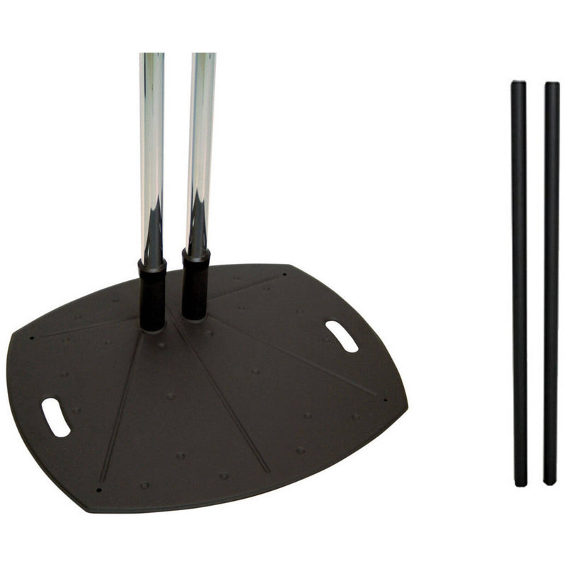 Premier Mounts TL Base with PSD-HDCA Adapter and T72B Extra Dual Poles, 72" Kit (Black)