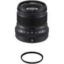 FUJIFILM XF 50mm f/2 R WR Lens with Lens Care Kit (Black)