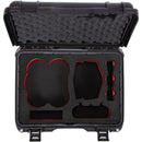 Foama Waterproof Carry-On Hard Shell-Case for DJI Avata 2 Fly More Combo (Black/Red)