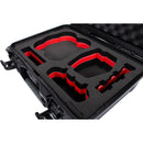 Foama Waterproof Carry-On Hard Shell-Case for DJI Avata 2 Fly More Combo (Black/Red)