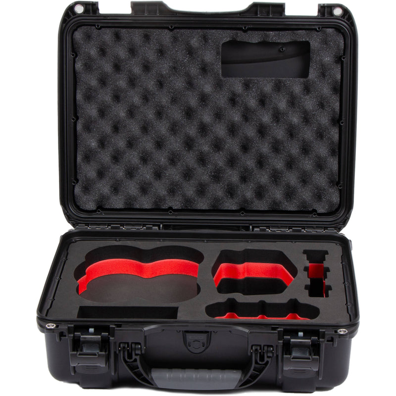 Foama Waterproof Carry-On Hard Shell-Case for DJI Avata 2 Fly More Combo (Black/Red)