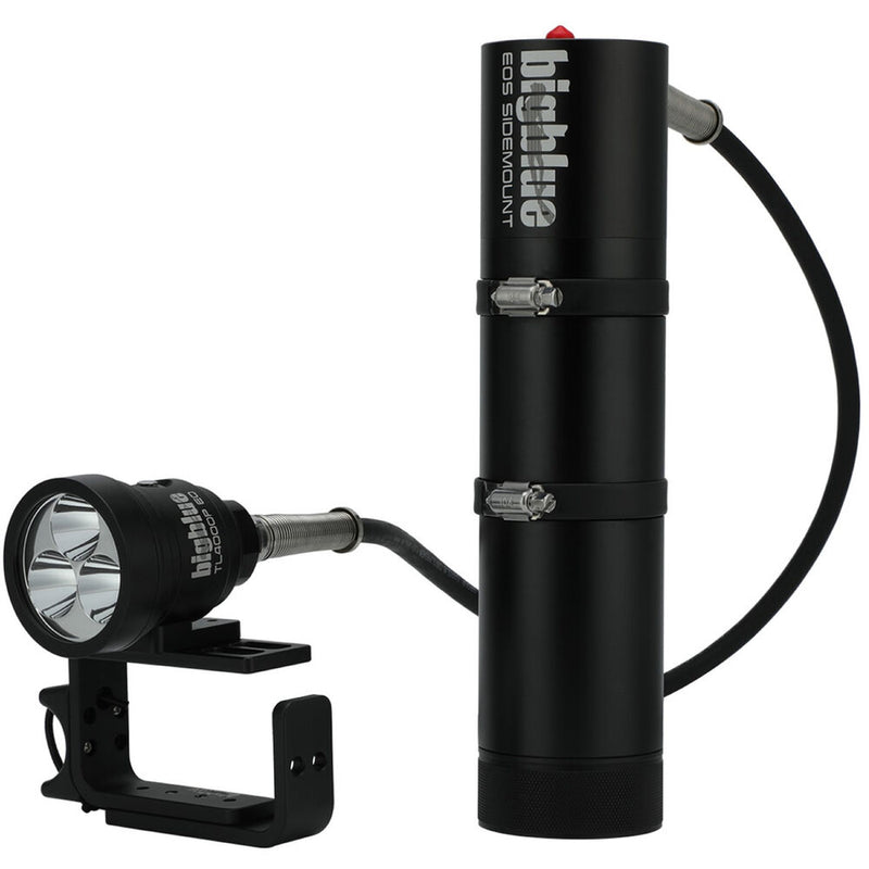 Bigblue TL4000P EOS Canister LED Spotlight with Side Mount (Black)