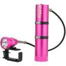 Bigblue TL4000P EOS Canister LED Spotlight with Side Mount (Pink)