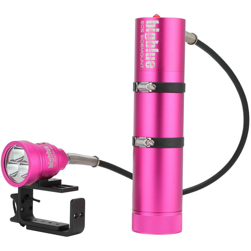 Bigblue TL4000P EOS Canister LED Spotlight with Side Mount (Pink)