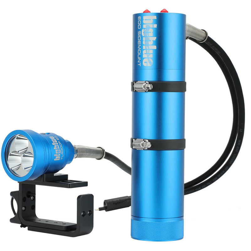 Bigblue TL4000P EOD Canister LED Spotlight with Side Mount (Blue)