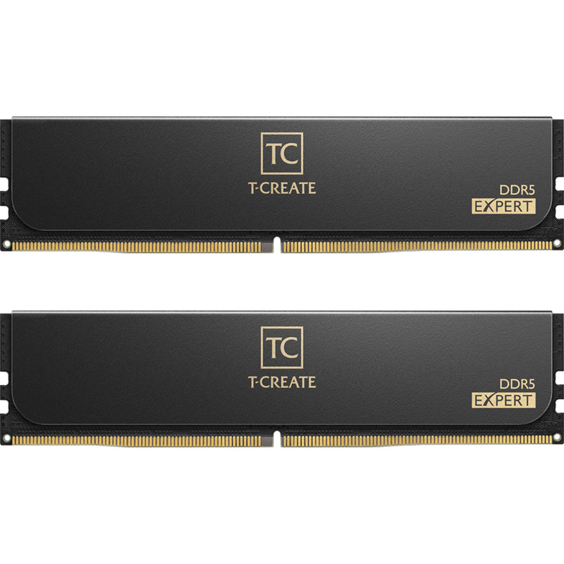 Team Group 96GB T-Create Expert DDR5 6400 MHz UDIMM Memory Kit (2 x 48GB, White)