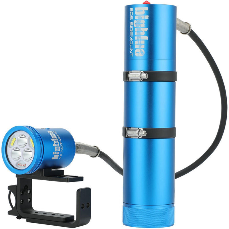 Bigblue VTL7000P MAX EOS Canister LED Spotlight with Back Mount (Blue)