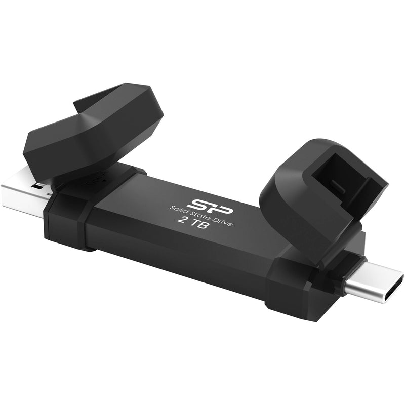 Silicon Power 2TB DS72 Dual USB 3.2 Gen 2 Portable SSD (USB-C / USB-A)