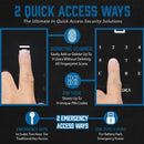 Barska Touchscreen Biometric Keypad Safe (1.1 ft&sup3;)