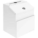 Barska Suggestion & Ballot Drop Box with Paper Holder & Key Lock (White)