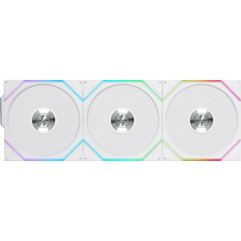Lian Li 120mm UNI FAN TL Wireless RGB Case Fan (White, 3-Pack)