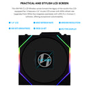 Lian Li 120mm UNI FAN TL LCD Wireless RGB Case Fan (Black)