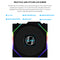 Lian Li 120mm UNI FAN TL LCD Wireless RGB Case Fan (Black, 3-Pack)