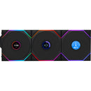 Lian Li 120mm UNI FAN TL LCD Wireless RGB Case Fan (Black, 3-Pack)