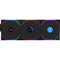 Lian Li 120mm UNI FAN TL LCD Wireless RGB Case Fan (Black, 3-Pack)