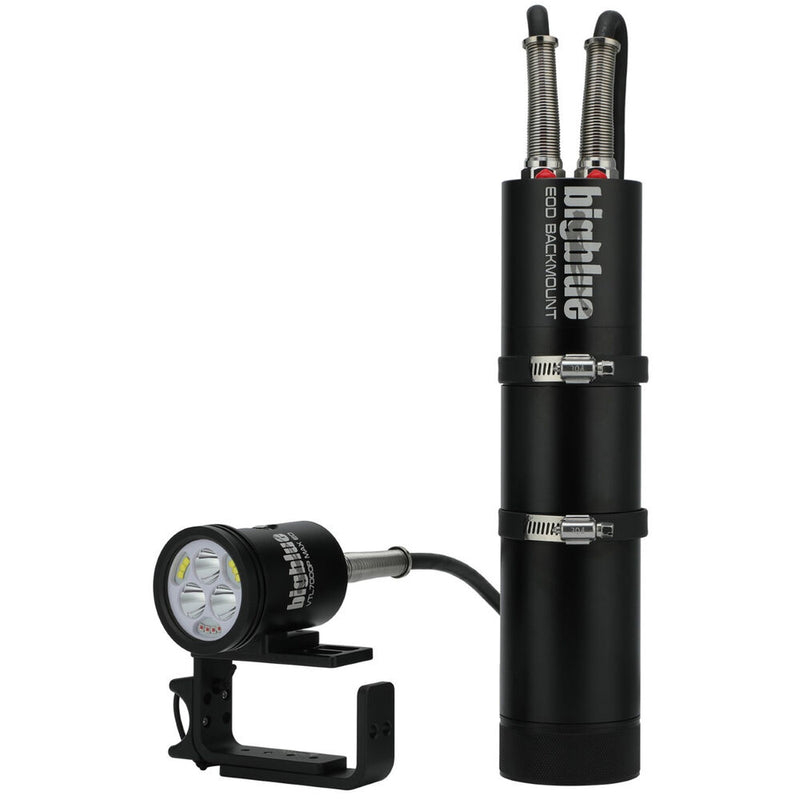 Bigblue VTL7000P MAX EOD Canister LED Spotlight with Side Mount (Black)