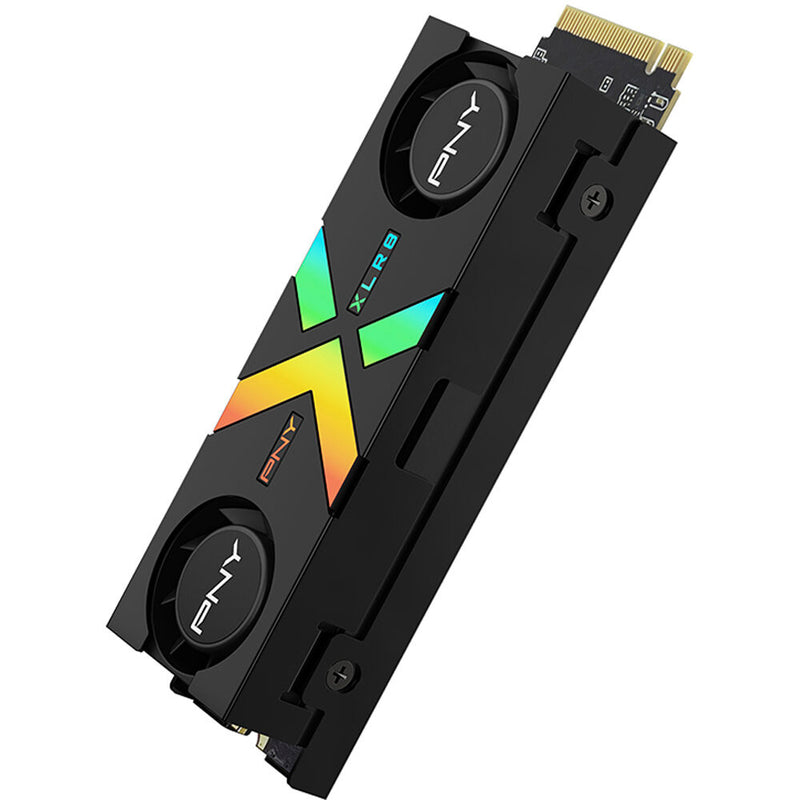 PNY 2TB XLR8 Gaming CS3150 NVMe PCIe 5.0 M.2 Internal SSD with RGB Heatsink