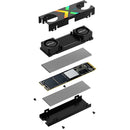 PNY 2TB XLR8 Gaming CS3150 NVMe PCIe 5.0 M.2 Internal SSD with RGB Heatsink