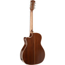 Cort Essence Series Grand Auditorium Acoustic/Electric Guitar (Black Top Semi-Gloss)