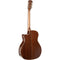 Cort Essence Series Grand Auditorium Acoustic/Electric Guitar (Black Top Semi-Gloss)