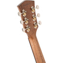 Cort Essence Series Grand Auditorium Acoustic/Electric Guitar (Black Top Semi-Gloss)
