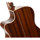 Cort Essence Series Grand Auditorium Acoustic/Electric Guitar (Natural Semi-Gloss)