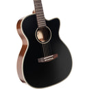 Cort Essence Series Orchestra Model Acoustic/Electric Guitar (Black Top Semi Gloss)