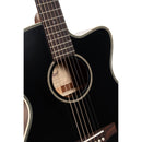 Cort Essence Series Orchestra Model Acoustic/Electric Guitar (Black Top Semi Gloss)