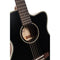 Cort Essence Series Orchestra Model Acoustic/Electric Guitar (Black Top Semi Gloss)