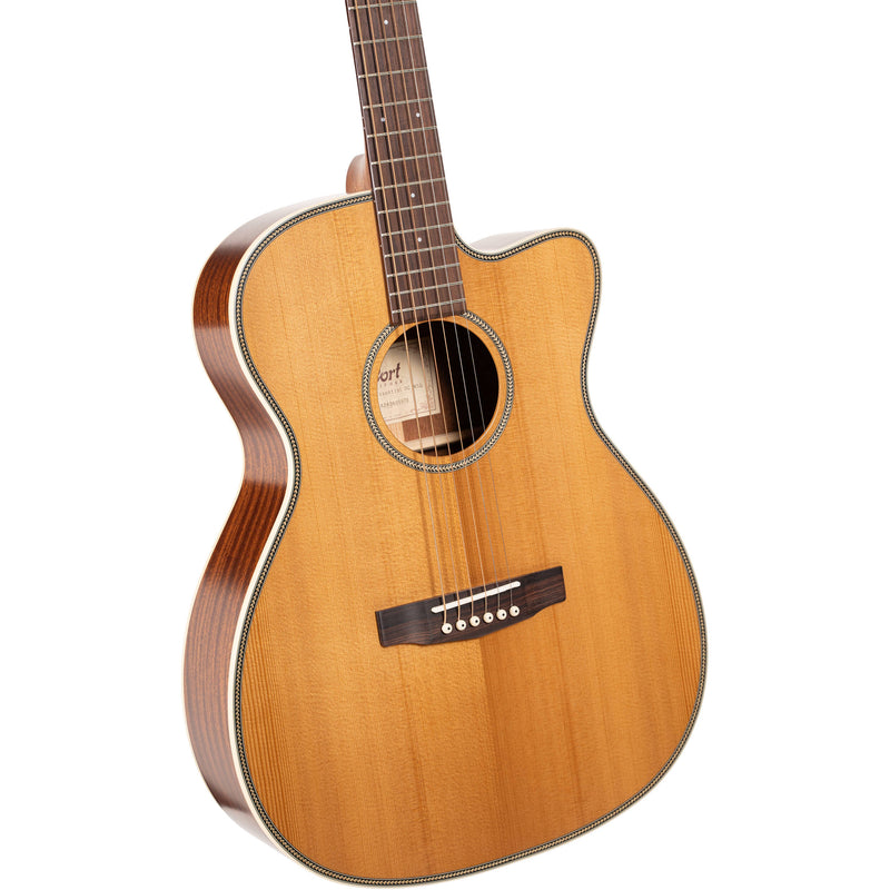 Cort Essence Series Orchestra Model Acoustic/Electric Guitar (Natural Semi Gloss)