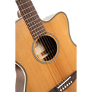 Cort Essence Series Orchestra Model Acoustic/Electric Guitar (Natural Semi Gloss)