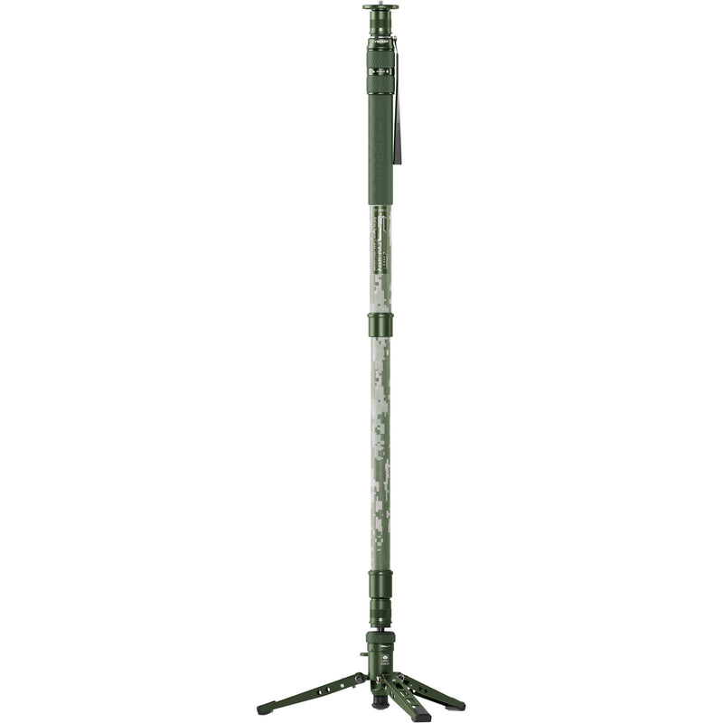 Sirui CVM-145P+CT5X 3-Section Carbon Fiber Monopod Kit (Cobalt Green)