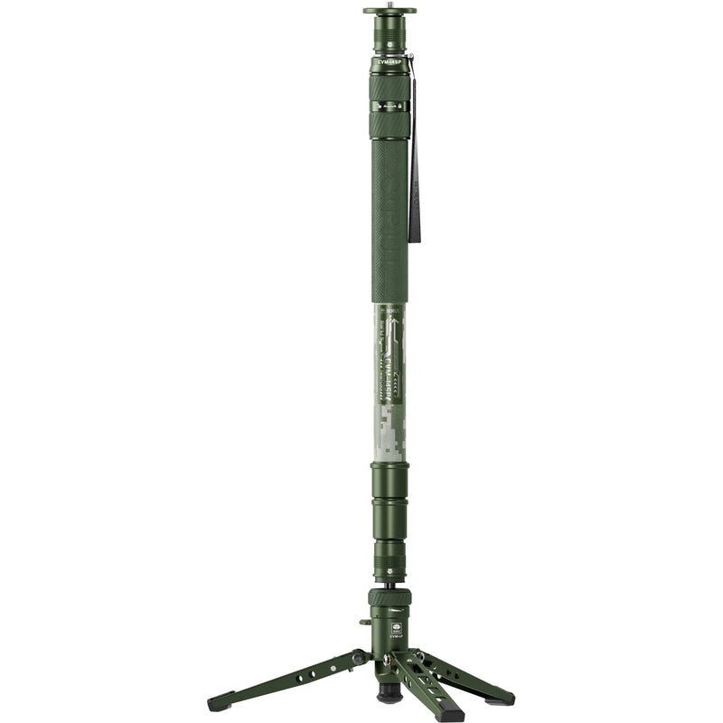 Sirui CVM-145P+CT5X 3-Section Carbon Fiber Monopod Kit (Cobalt Green)
