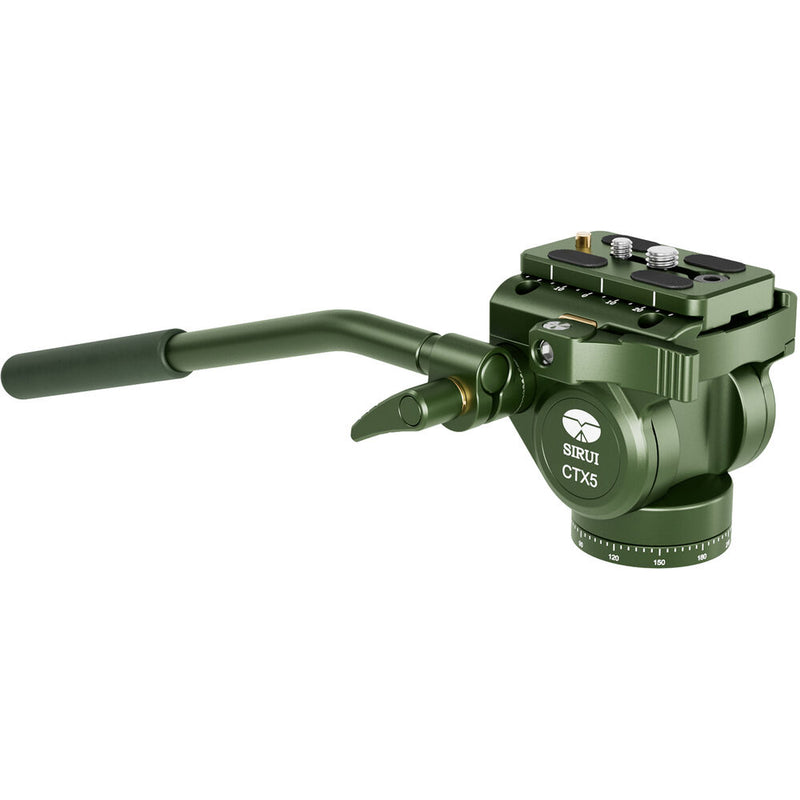 Sirui CVM-145P+CT5X 3-Section Carbon Fiber Monopod Kit (Cobalt Green)