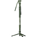 Sirui CVM-145P+CT5X 3-Section Carbon Fiber Monopod Kit (Cobalt Green)