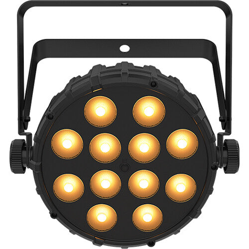 CHAUVET DJ SlimPAR Q12BT ILS Low-Profile RGBA LED PAR Light with Bluetooth